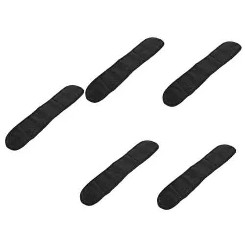 Produktbild: FOMIYES 5St Taillenschutzgürtel Lendenwirbelsäulengurt Fitness-Rückenbandage unteres Rückenband Damengürtel fitness straps fitness belt bequeme Rückenstütze Taille festes Stoff Black