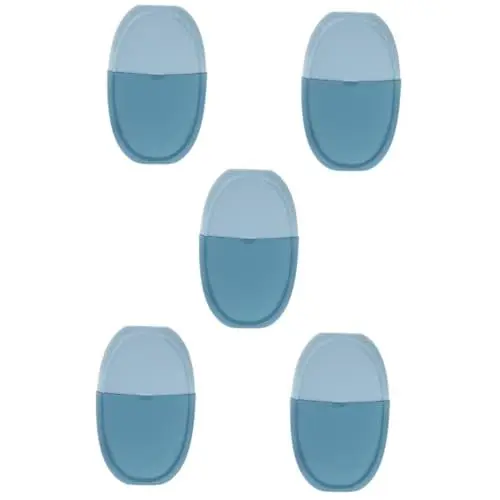 Produktbild: FOMIYES 5st Eiswürfelbehälter Mini-gesichtsroller Gesichtsmassagerolle Mini-massagegerät Gesicht Eiswalze Eisgesichtsrolle Gesichts-eisrolle Wiederverwendbare Eiswalze Blue Kieselgel