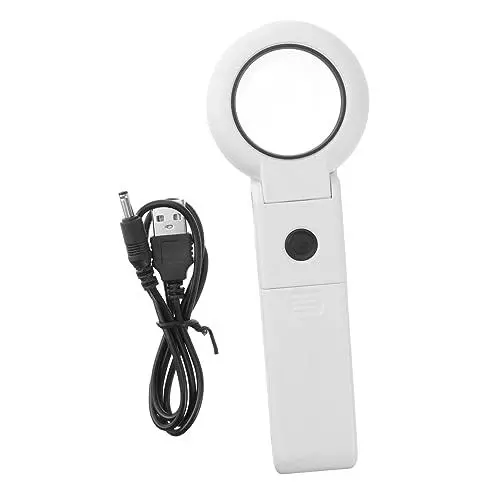 Produktbild: FOMIYES 6 -leuchten 5X 10x Lupe Lupe Für Schmuck Leiterplatten Lesen Karten USB-Aufladung