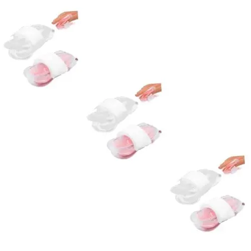 Produktbild: FOMIYES 6 Stk Gel-fingerschutz Auge Fingerschutzzubehör Fingerschutzhülle Coole Fingermanschette Schutzabdeckungen Fingerabdeckung Lippenmaske Über Nacht Gelenkschutzmanschetten Pvc