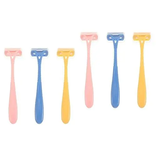 Produktbild: FOMIYES 2 Sets Körperhaarschneider Für Frauen Mini-rasierer Aus Edelstahl Gesichtshaarentfernung Für Mädchen Kompakter Haarschneider Für Unterwegs 3 Stück * 2