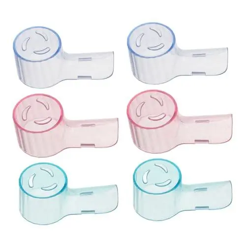 Produktbild: FOMIYES 6 Stück Reise-zahnbürstenkopf-abdeckungen, Tragbare Zahnbürsten-pod-kappen, Schutzhülle Für Zuhause Und Unterwegs, Kompatibel Mit Manuellen Und Elektrischen Zahnbürsten Von