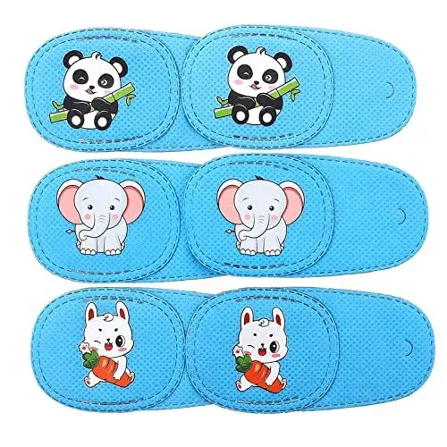 Produktbild: FOMIYES 6 Stücke für Kinder Brille Faule Augenklappe Abdeckung Medizinische Einaugenabdeckung für Die Erholung Auge Ambilyopie Strabismus