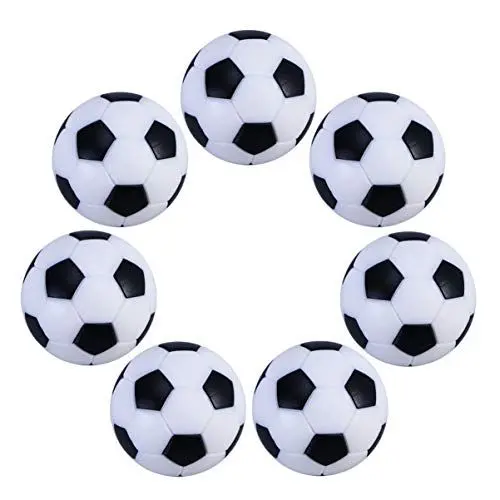 Produktbild: FOMIYES 6st Fußball Rein Weiß Kinder Fußball Bälle Für Tischfußballspiele Schreibtischaufsatz Kickertisch Kleine Fußbälle Offizieller Tabletop-spielball Kleinkind Billardtisch Miniatur