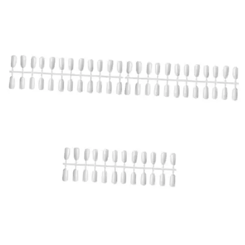 Produktbild: FOMIYES 3er-set Für Künstliche Zehennägel Set Für Künstliche Nägel Kunsttipps Polnisch Display Weiß Für Den Salongebrauch 240 Stück * 3
