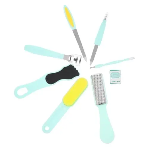 Produktbild: FOMIYES Pediküre-fußfeile-werkzeugset Entferner Für Füße Gel 8-teilig Fußentferner Für Frauen Und Männer Pediküre-fußhautfeile