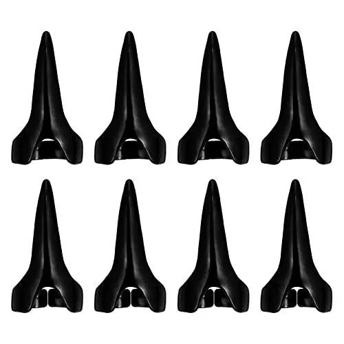 Produktbild: FOMIYES 8 Stück Haarteil-Auswahlwerkzeug Metall Haarring zum Flechten Ring zum Abteilen von Locken Halloween Cosplay Krallen Retro Finger Kralle Fingerspitzen Schwarz
