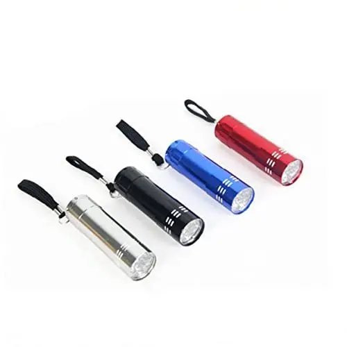 Produktbild: FOMIYES 9 Mini-uv-Touch Tragbare Trockner Leuchtet Im Dunkeln Led Taschenlampe Für Gel Nägel Mini Trockner Ultraviolette Taschenlampe Geführte Nagellampe Maniküre Schwarzlicht