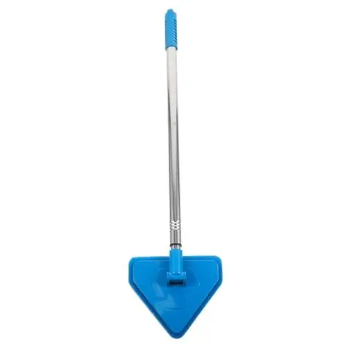 Produktbild: FOMIYES Gerätereiniger Aquarienreiniger Zubehör für Aquarien Bürstenreiniger mit langem Stiel PVC Aquariumreiniger dreieckiger Wäscher Reinigungsbürste Schwamm Waschmittel Ausrüstung
