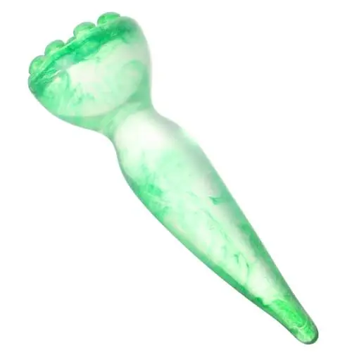 Produktbild: FOMIYES Gua Sha Gesichtsakupunktur-behandlungswerkzeug Harz Lotus-pod-förmiger Stab Für Gesicht Augen Füße Ganzkörper
