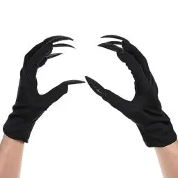 Produktbild: FOMIYES Halloween Kostüm Pfotenhandschuhe, Halloween Handschuhe, Halloween-Kostüm-Handschuhe mit Pfotenmotiv für Halloween Party Kostüm Zubehö 2 Paar