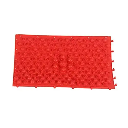 Produktbild: FOMIYES Fußmassageplatte Akupressurmatte Fußmassageplatte Tpe-material Rote Farbe für Büroangestellte und Senioren