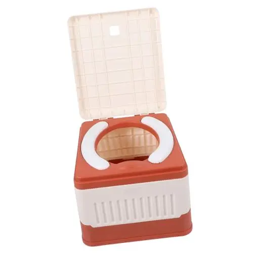 Produktbild: FOMIYES Tragbare Klapptoilette Für Camping Outdoor Auto Notfall-bettpfanne Für Ältere Menschen Sicheres Pp-material