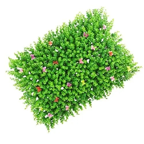 Produktbild: FOMIYES Kunstpflanze Künstlicher Rasensimulation Rasen 2Ftx 1. 3Ft Rasenkünstiger Grün- Rasen mit Mini- Schmetterlingsdekor für Innengarten Garten Hinterhof Balkon Zimmerpflanzen