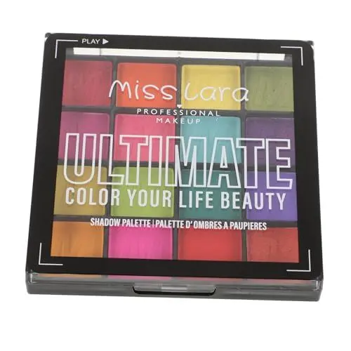 Produktbild: FOMIYES Lidschattenpalette – 16 Farbtöne Und Glitzernd Ideal Für Halloween- Und Festival-make-up