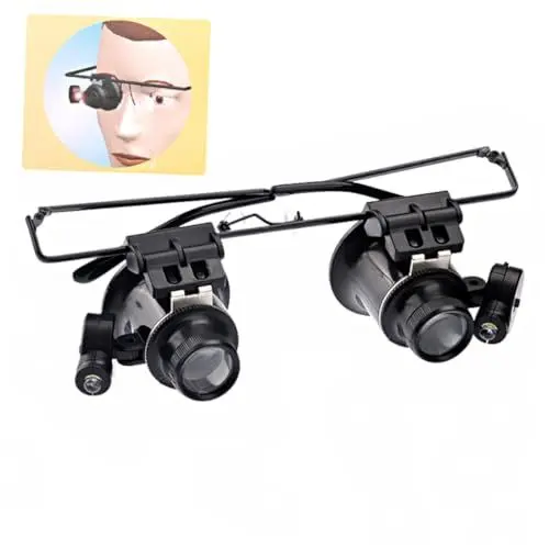 Produktbild: FOMIYES Lupe vergrößerungsglas Magnifier Magnifying Mirror vergrösserungsglas Vergrößerungsbrille Magnifying Glasses vergrösserungsbrillen Glas zum Reparieren Glas zum Vergrößern
