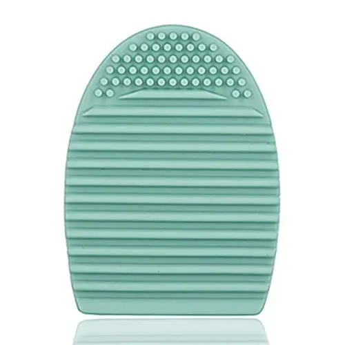 Produktbild: FOMIYES Silikon Make-up Pinselreiniger Wasch-ei Für Kosmetikpinsel Mintgrün Tragbar Einfach Zu Reinigen Für Zuhause Und Unterwegs Langlebig