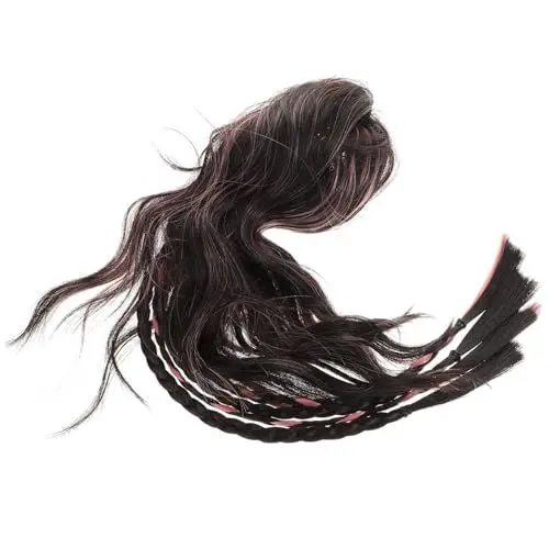 Produktbild: FOMIYES Elegante Haarteile Für Dünner Werdendes Haar Bunte Pferdeschwanz-clips Geflochtene Haarverlängerungsclips Für Damen
