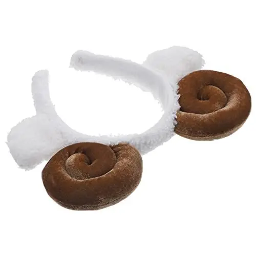 Produktbild: FOMIYES Schafsohren Hijab Für Kinder Stofftiere Make-Up Haarband Widder-Kostüm Turban Für Spiral-Haargummi Karten-Stirnband Haar-Accessoires Tierhut Halloween-Kaffee Kostüme Für