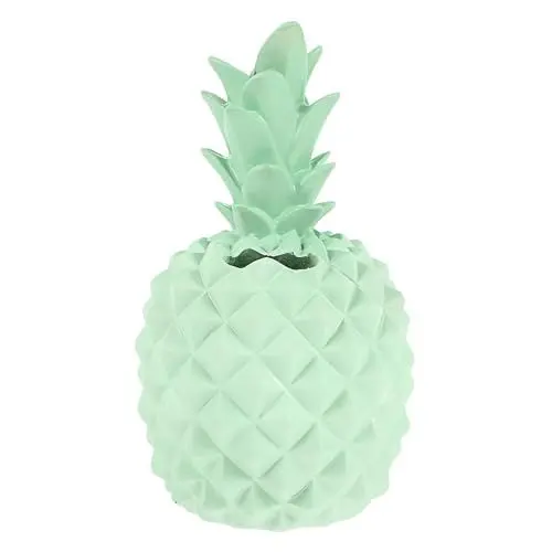 Produktbild: FOMIYES Spardose in Ananas-Form, Kunstharz, Ananas-Figur, Münzdose, Spardose, kleiner Behälter, Geschenk für Ananas-Party, Dekoration, Grün
