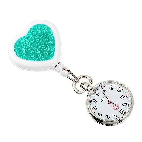 Produktbild: FOMIYES Taschenuhr Krankenschwester Einziehbare Brustuhr Arztuhr Hängeuhr Stilluhr Versenkbare Uhr Für Pflege Personal Medizin Studium