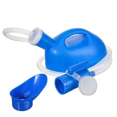 Produktbild: FOMIYES Reise-urinflasche Großes Fassungsvermögen 2000 Ml Damen-urinal-trichter Tragbare Campingtoilette Auto-pissflasche