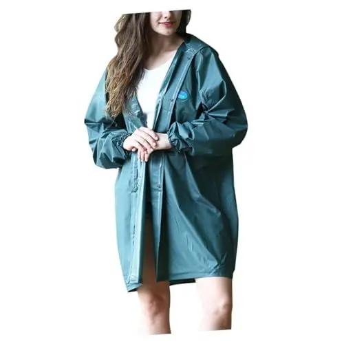 Produktbild: FOMIYES Wetterfester Poncho Anzüge Im Freien Jacke Regen Lang Wasserfester Mantel Herren Mäntel Gefüttert