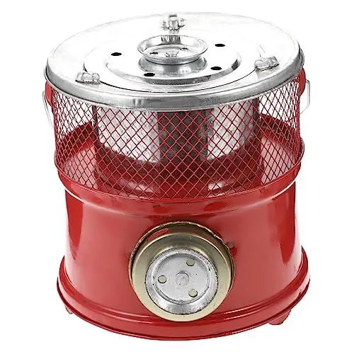 Produktbild: FONDOTIN 1 Satz Kompakter Campingofen Tragbarer Kohleheizer mit Rutsch Griff für Bbq und Outdoor Aktivitäten Hohe Temperaturbeständigkeit Einfach zu Transportieren