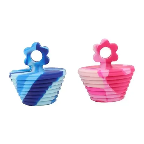 Produktbild: FONDOTIN 2St Stecker spülbecken stopfen Drain stoppers Bathtub Drain Strainer Abflussstöpsel Waschbeckenabflussstopfen Badewannenstöpsel Ablaufstopfen Abflussstopfen aus Silikon Kieselgel