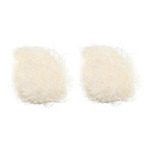 Produktbild: FONDOTIN 2er-Pack Beige Hamster-papierspäne Haustierbettwäsche Nest Papierreste Bequemer Für Haustiere