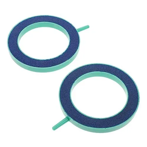Produktbild: FONDOTIN 2stücke Luftstein Für Aquarium Hochtemperaturbeständiger Sauerstoffstein Effizienter Luftsprudler Für Fischzucht Und Aquarienpflege Rund
