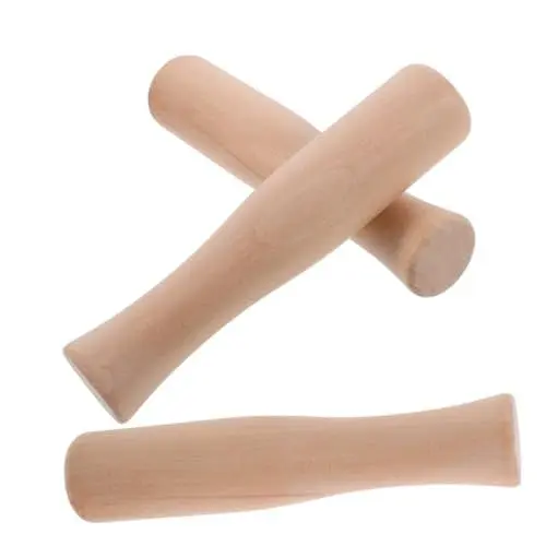 Produktbild: FONDOTIN 3 Stück Lebensmittelwolf Lebensmittelmühle zum Einmachen Knoblauchstampfer aus Holz Schleifschale Fleischklopfer Fleischklopfhammer Nussmühle Ingwer NUR HOLZEN PESTLE