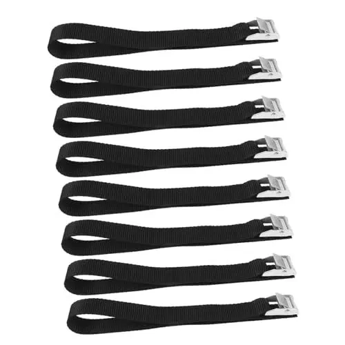 Produktbild: FONDOTIN 8 Stück Garten Vertikutierer Schuhe Manuelle Belüfter Schuhe Riemen Belüfter Schuhe Riemen Für Terrasse Verstellbarer Riemen Belüfter Schuhe Rasen Spike Schuhe Riemen