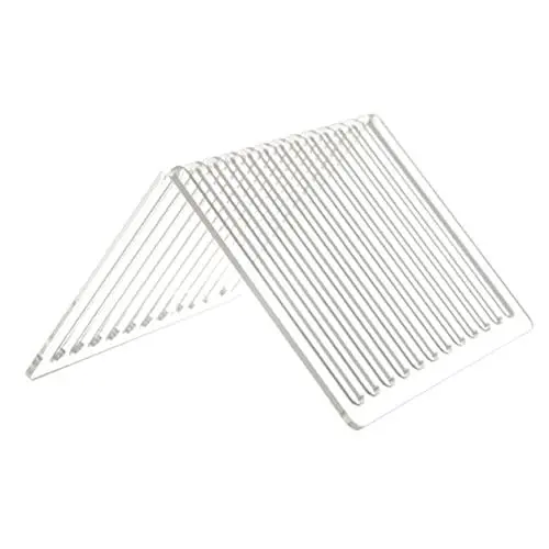 Produktbild: FONDOTIN Aufbewahrungsregal Für Schallplatten Stilvoller Ständer Dreieckiger Schreibtisch-Buchhalter Schallplattenhalter Einfache Montage