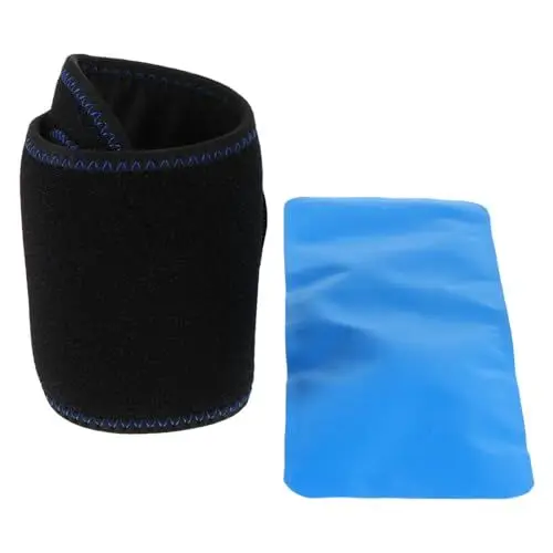 Produktbild: FONDOTIN Eisbeutel für Handgelenk 2 Stück Kalt Warm Gel Packung mit Riemen Wiederverwendbare Kompresse für Handgelenkstütze Kältetherapie bei Verletzungen Handtherapie für Schmerzlinderung