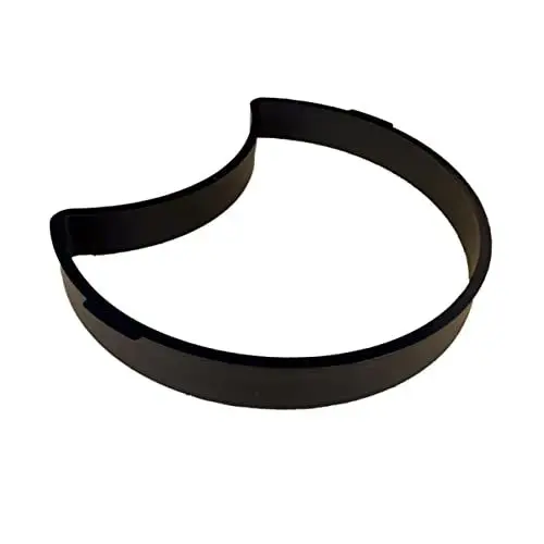Produktbild: FONDOTIN Halbmondförmige Zement Bodenfliesenform DIY Ziegelform Betonform Für Gartenwege Langlebiges Material 30x30cm Schwarz 2er Set