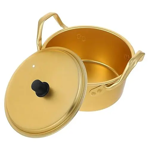 Produktbild: FONDOTIN Milchtopf Milchschale Heißer Topf Wiederverwendbarer Suppentopf Praktischer Suppentopf Fonduetopf Heißer Topf Für Den Täglichen Gebrauch Fonduetopf Instant-Nudeltopf Kochtopf