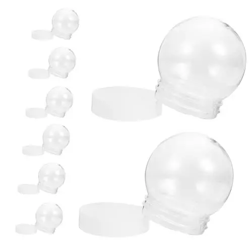 Produktbild: FONDOTIN Basteln Herstellung Von Schneekugeln Bausatz Für Weihnachtsdekorationen Leere Plastikkugeln
