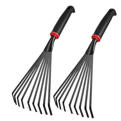 Produktbild: FONDOTIN Werkzeug Jäten Gartenrechen Mit Kurzem Handrechen Für Und Garten Gartenwerkzeug Für Die Gartenpflege Und