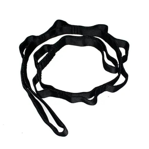Produktbild: Fonyiunce Daisy Chain 180 cm|Aerial Yoga-Seil|Bandschlinge Kletttern|Yoga-Dehnband|Verstellbares Nylon-Übungsband|Gymnastikband Elastisch|Übungsbänder für Stretching,Pilates,Fitness,Klettern