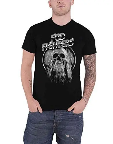 Produktbild: Foo Fighters T Shirt Old Band Photo Band Logo Nue offiziell Herren Schwarz XXL
