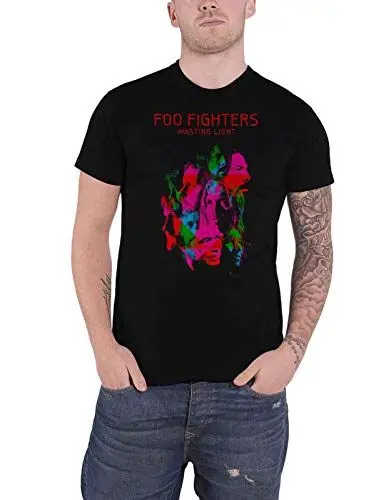 Produktbild: Foo Fighters T Shirt Wasting Light Band Logo Nue offiziell Herren Schwarz M