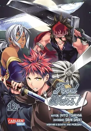 Produktbild: Food Wars - Shokugeki No Soma 12: Heiße Koch-Action im Internat – Mit Rezepten zum Nachkochen