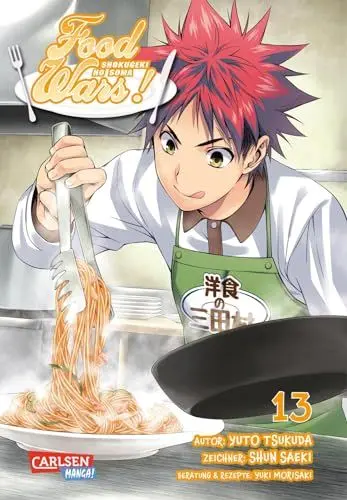 Produktbild: Food Wars - Shokugeki No Soma 13: Heiße Koch-Action im Internat – Mit Rezepten zum Nachkochen
