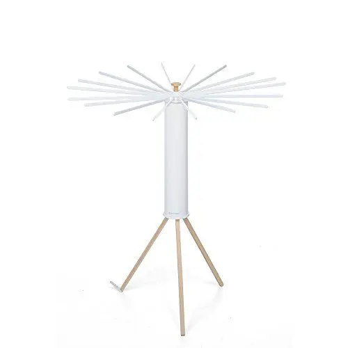 Produktbild: Foppapedretti Octopus Myhome Wäscheständer, Aluminium/PVC/Holz Buche, weiß, 112 x 112 x 121 cm