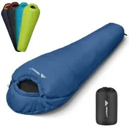 Produktbild: Forceatt Schlafsack, 3 bis 4 Jahreszeiten Deckenschlafsack Schlafsack für Camping, Reisen und Outdoor-Aktivitäten, Erwachsene und Jugendliche in 0 ℃ bis 20 ℃, Wasserdichter-Leicht-Warm-Atmungsaktiv.