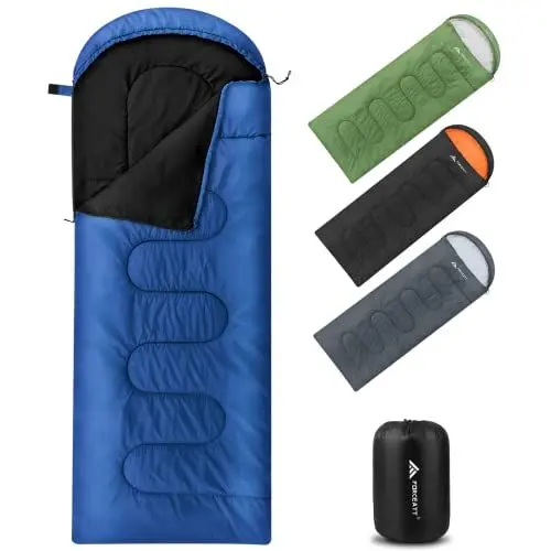 Produktbild: Forceatt Schlafsack 4 Jahreszeiten Schlafsack kleines packmaß Winterschlafsack Deckenschlafsack Camping, Reise, Festival Geeignet für Verschiedene Jahreszeiten(1.6KG)