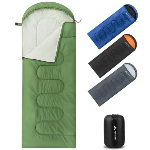 Produktbild: Forceatt Schlafsack Outdoor Schlafsack kleines packmaß Sommerschlafsack Deckenschlafsack Camping, Reise, Festival Geeignet für Verschiedene Jahreszeiten(1.2KG)