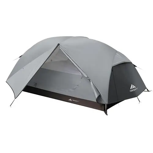 Produktbild: Forceatt Zelt 2 Personen Camping Zelt, 2 Doors Wasserdicht & Winddicht 3-4 Saison Ultraleichte Rucksack Zelt für Trekking, Camping, Outdoor.
