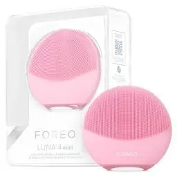 Produktbild: FOREO LUNA 4 mini Gesichtsreinigungsbürste & -Massage - Premium Hautpflege - Verbessert Aufnahme von Gesichtspflegeprodukten - Einfache Hautpflege-Tools - Für alle Hauttypen - Pearl Pink